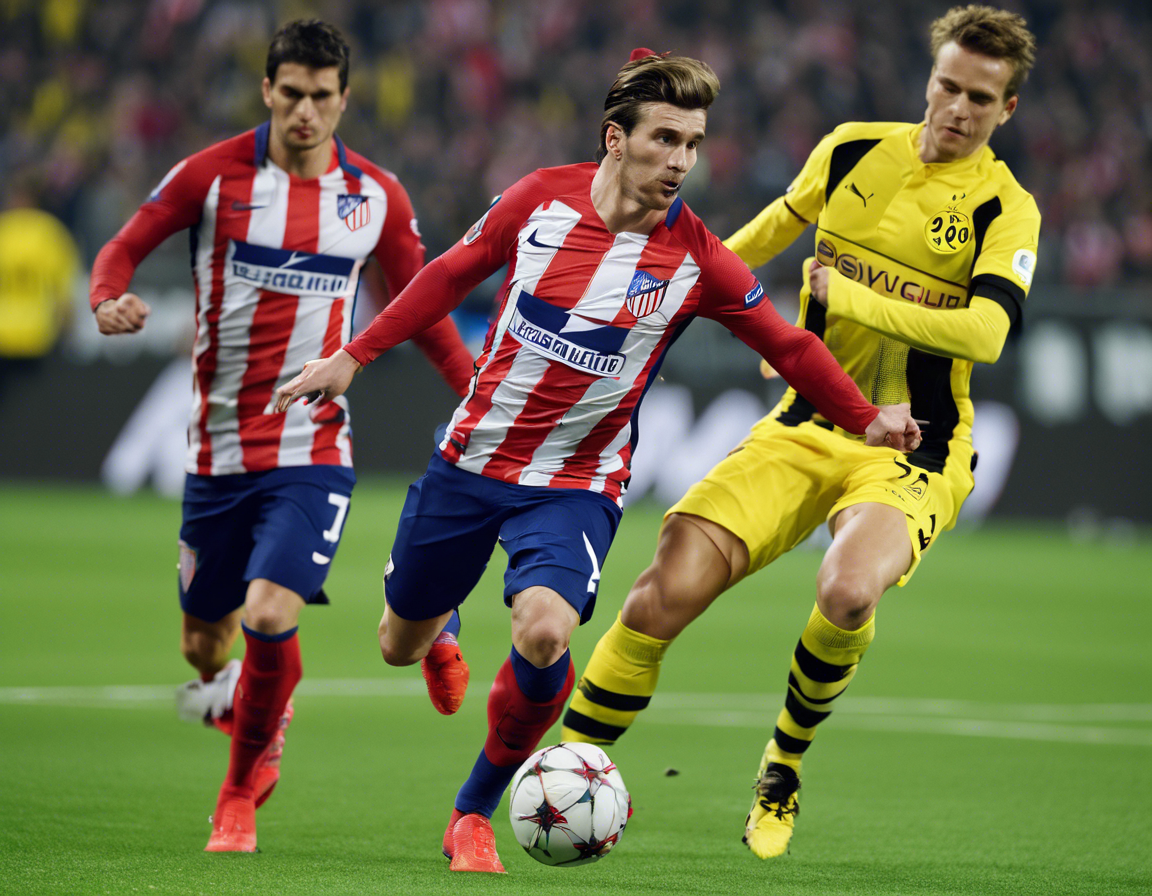 Match Highlights: Atlético Madrid Vs Borussia Dortmund Timeline