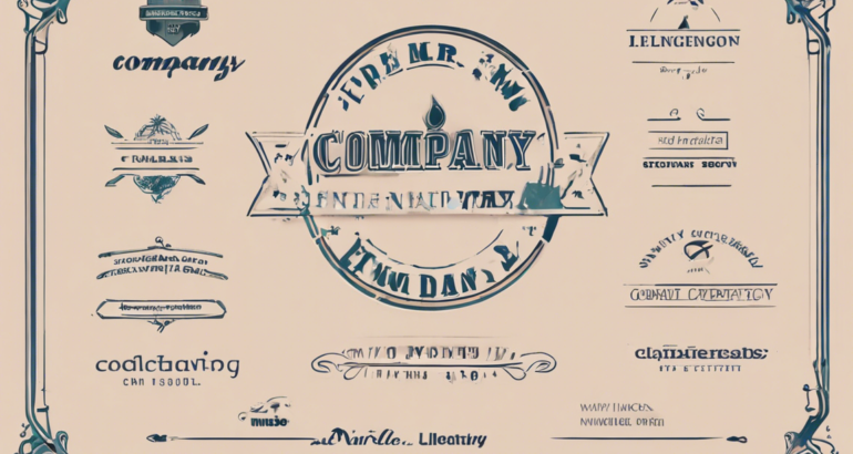 Crafting Catchy Company Names: Tips & Ideas